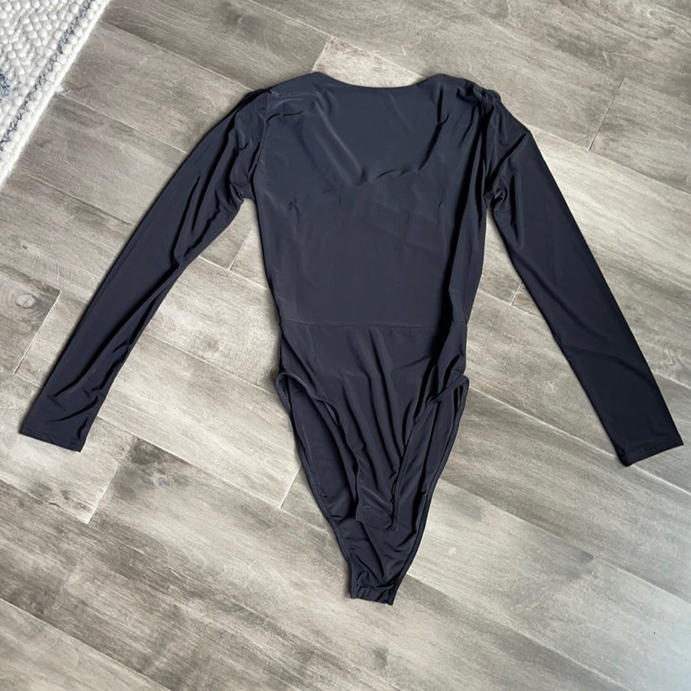 NWT Little Mistress Black Body Suit